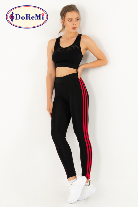 DoReMi Active Sportive Üç Çizgili Tayt