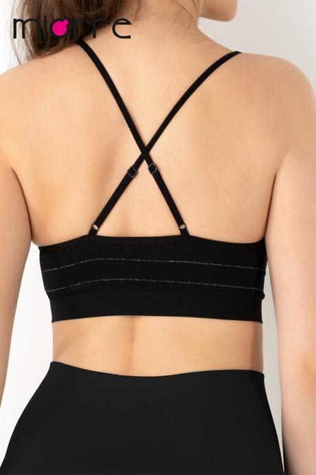 Miorre Shiny Dikişsiz Kaplı Spor Büstiyer