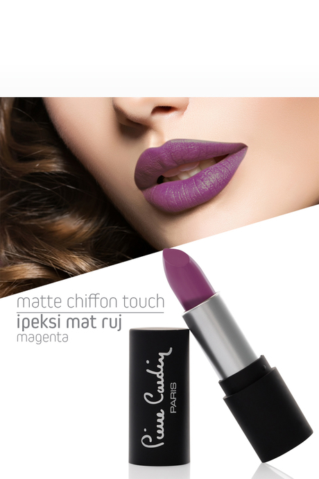 Pierre Cardin Matte Chiffon Touch Lipstick - Magenta -181