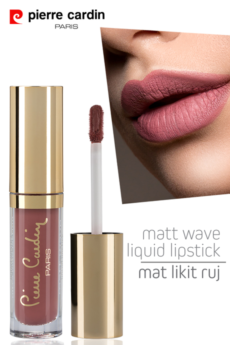 Pierre Cardin Matt Wave Liquid Lipstick – Mat Likit Ruj - Hot Nude