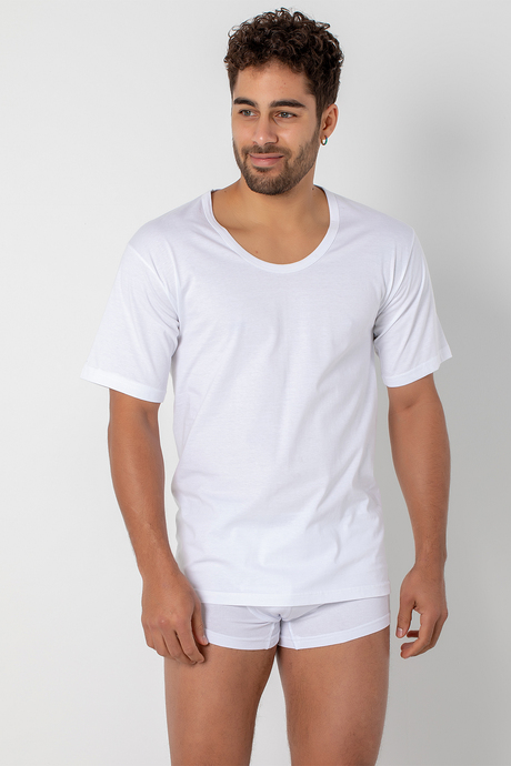 Miorre Penye Erkek Bisiklet Yaka Kısa Kol Fanila