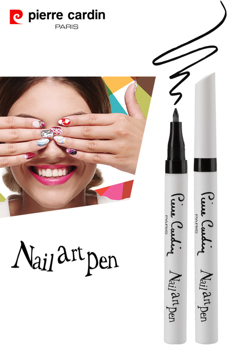 Pierre Cardin Nail Art Pen Tırnak Kalemi - Midnight Black