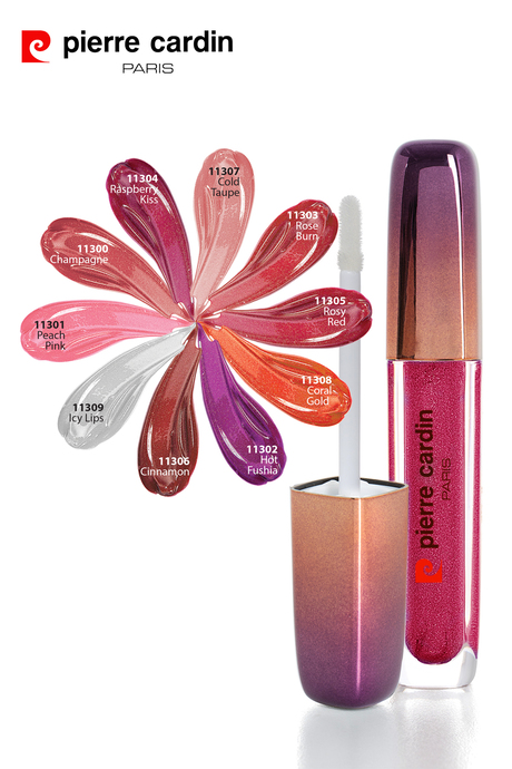 Pierre Cardin Shimmering Lipgloss Sedefli Parlak Likit Ruj Ahududu 5ml