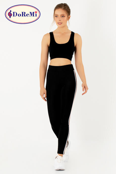 DoReMi Active Sportive Çift Çizgili Tayt