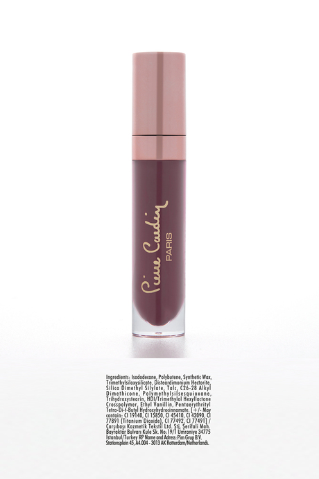 Pierre Cardin Matt Wave Liquid Lipstick – Mat Likit Ruj - Rosy Brown