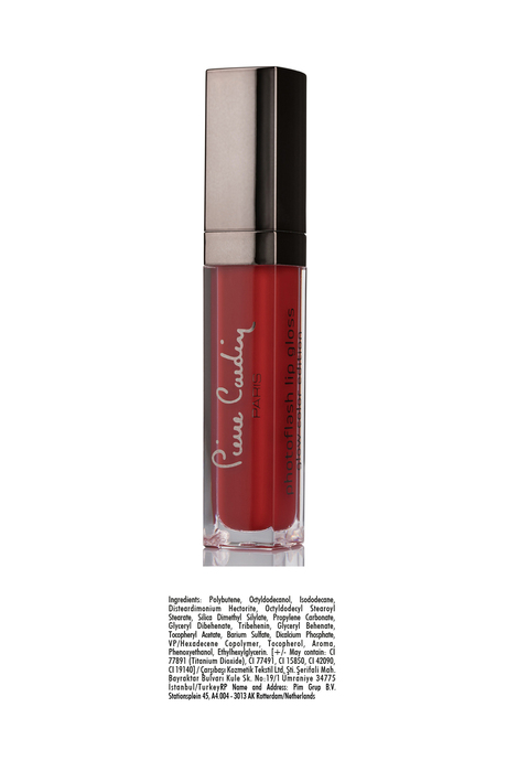 Pierre Cardin Photoflash Lipgloss – Parlak Likit Ruj - Red Fire