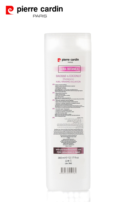 Pierre Cardin Aura Botanica Baobab & Hindistan Cevizi Özlü Şampuan 360 ML